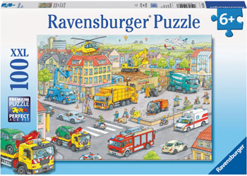 Rburg - Vehicles in the City Puzzle 100p - Modern Brands Australia