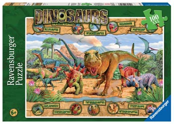 Ravensburger - Dinosaurs Puzzle 100p - Modern Brands Australia