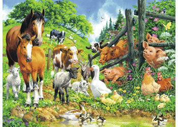 Rburg - Animal Get Together Puzzle 100p - Modern Brands Australia