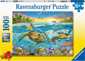 Rburg - Swim with Sea Turtles Puzzle 100p - Modern Brands Australia