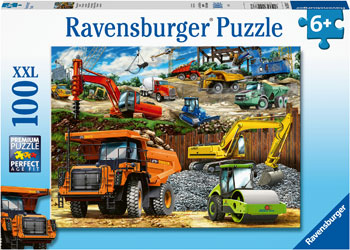 Rburg - Construction Vehicles Puzzle 100p - Modern Brands Australia