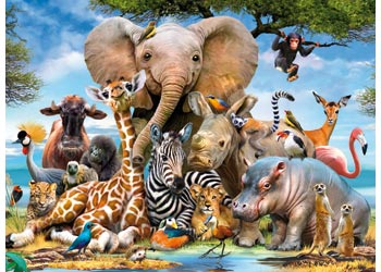 Ravensburger - Favourite Wild Animals Puzzle 300p - Modern Brands Australia