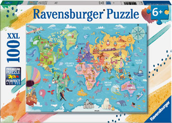 Rburg - Map of the World 100p - Modern Brands Australia
