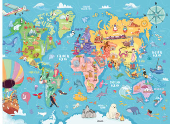 Rburg - Map of the World 100p - Modern Brands Australia