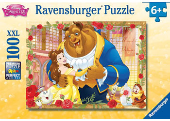 Rburg - Disney Belle & Beast Puzzle Glitter 100p - Modern Brands Australia