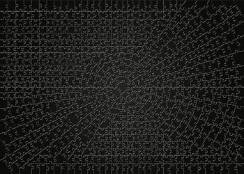 Rburg - Krypt Black Spiral Puzzle 736p - Modern Brands Australia