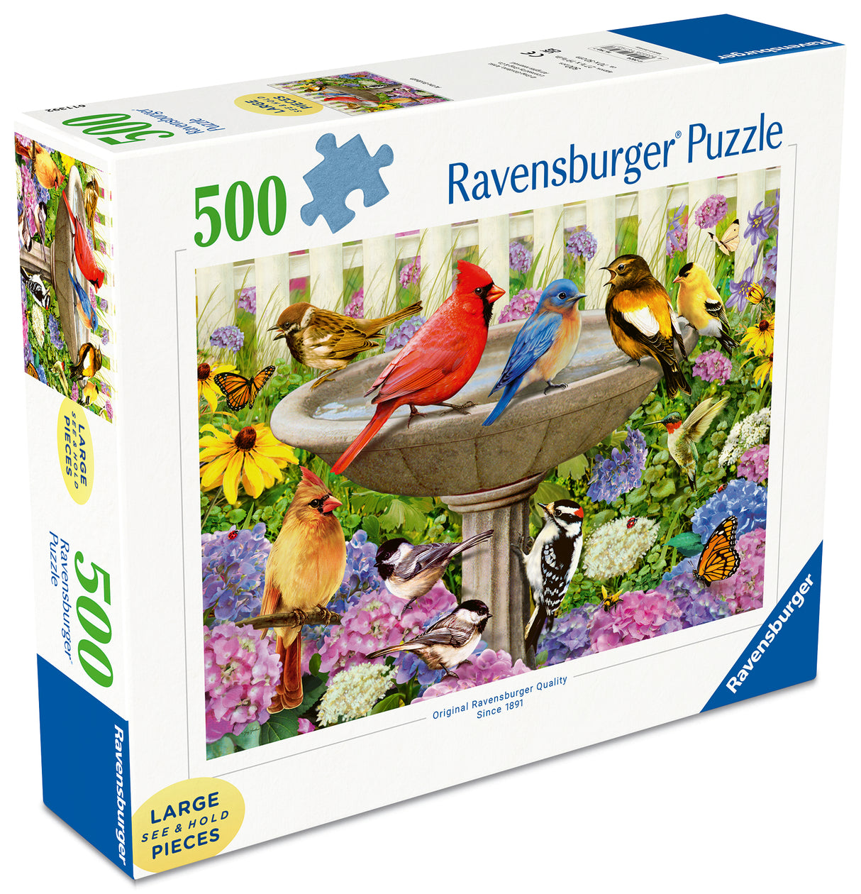 Ravensburger - At the Birdbath Puzzle 500 Pieces