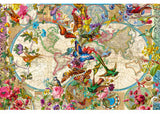 Rburg - Flora & Fauna World Map 3000p - Modern Brands Australia