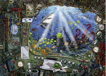 Rburg - ESCAPE 4 Submarine Puzzle 759p - Modern Brands Australia