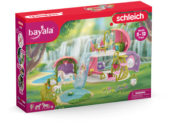 Schleich - Glittering Flower House with Unicorns - Modern Brands Australia