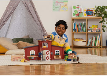 Schleich - Red Barn with Animals & Accessories - Modern Brands Australia