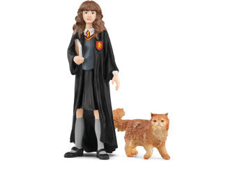 Schleich - Wizarding World Hermione & Crookshanks - Modern Brands Australia