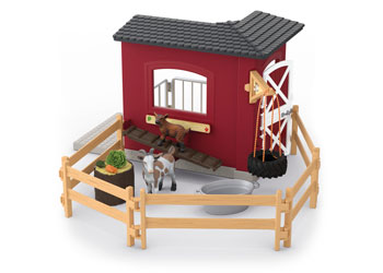 Schleich - Goat Stable - Modern Brands Australia