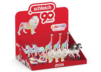 Schleich - 90th Rainbow Animals Ltd Ed CDU14 - Modern Brands Australia