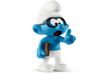 Schleich - Brainy Smurf - Modern Brands Australia