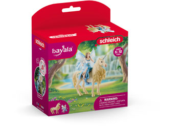 Schleich - Eyela Riding On Golden Unicorn - Modern Brands Australia