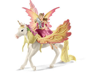 Schleich - Fairy Feya with Pegasus Unicorn - Modern Brands Australia