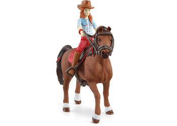 Schleich - Horse Club Hannah & Cayenne - Modern Brands Australia