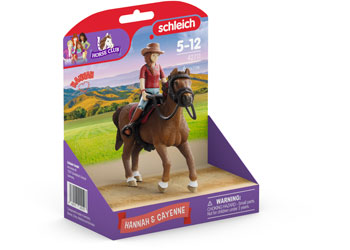 Schleich - HORSE CLUB Hannah & Cayenne 2025 Releas - Modern Brands Australia