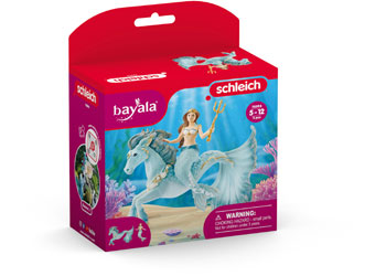 Schleich - Mermaid Eyela On Underwater Horse - Modern Brands Australia