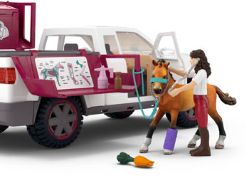 Schleich - Mobile Vet with Trailer - Modern Brands Australia
