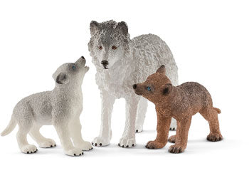 Schleich - Mother Wolf with Pups - Modern Brands Australia