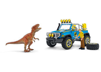 Schleich - Off-Road Vehicle with Dino Outpost - Modern Brands Australia