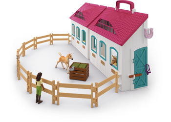 Schleich - Open Stable "Little Horseshoe" - Modern Brands Australia