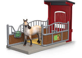 Schleich - Ponybox with mustang mare - Modern Brands Australia