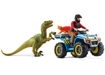 Schleich - Quad Escape from Velociraptor - Modern Brands Australia