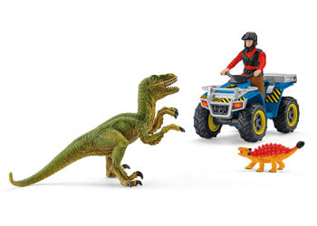 Schleich - Quad Escape from Velociraptor - Modern Brands Australia