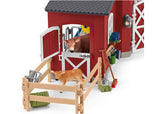 Schleich - Red Barn with Animals & Accessories - Modern Brands Australia