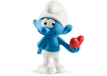 Schleich - Smurf with Heart - Modern Brands Australia