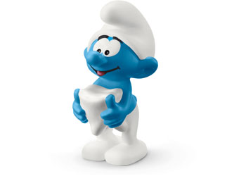 Schleich - Smurf with Tooth - Modern Brands Australia
