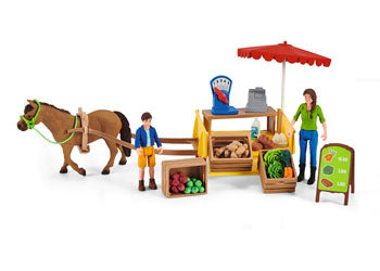 Schleich - Sunny Day Mobile Farm Stand - Modern Brands Australia