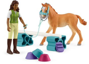 Schleich - Training set for foal - Modern Brands Australia