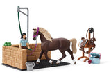 Schleich - Washing Area with Horse Club Emily & Lu - Modern Brands Australia