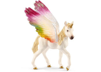 Schleich - Winged Rainbow Unicorn Foal - Modern Brands Australia