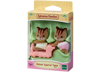 SF - Walnut Squirrel Twins - Modern Brands Australia