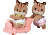 SF - Walnut Squirrel Twins - Modern Brands Australia