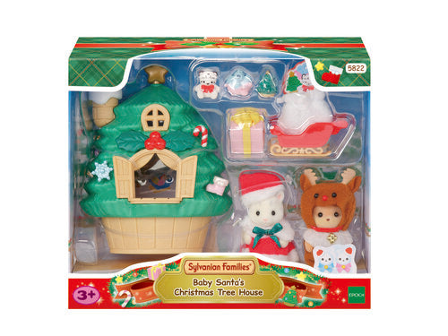 Sylvanian Families - Baby Santa's Christmas Tree House