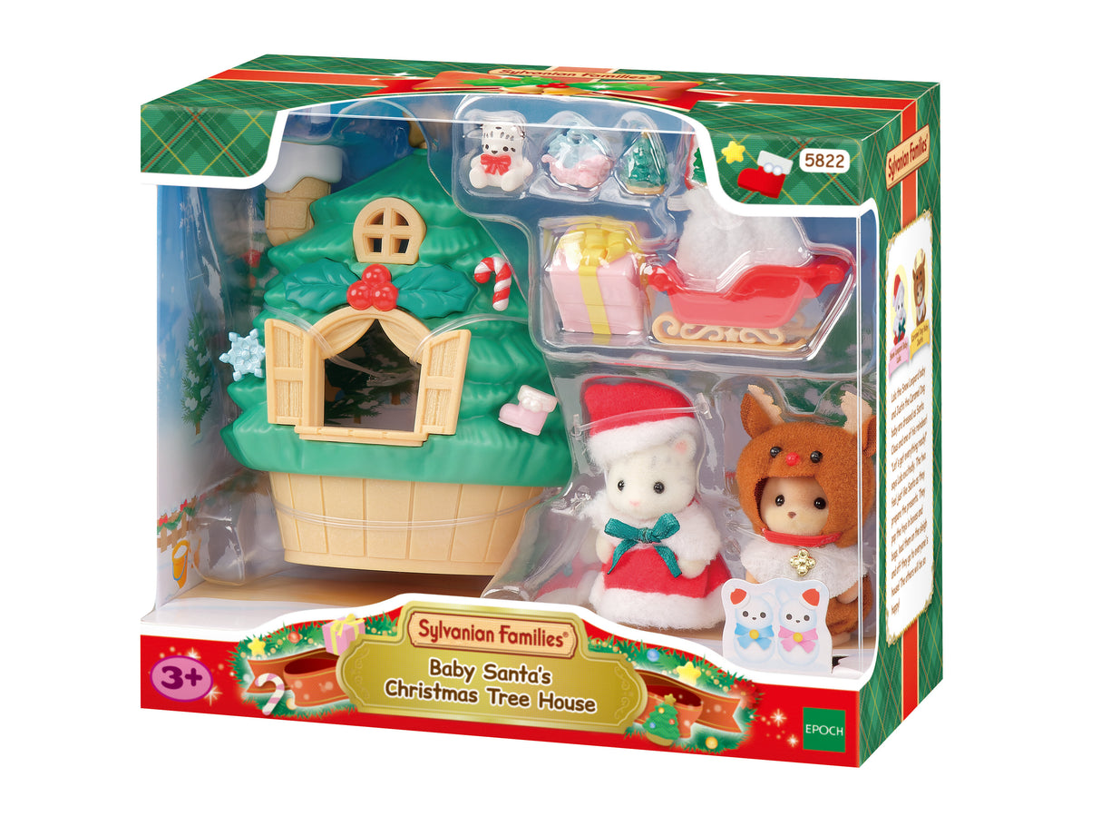 Sylvanian Families - Baby Santa's Christmas Tree House