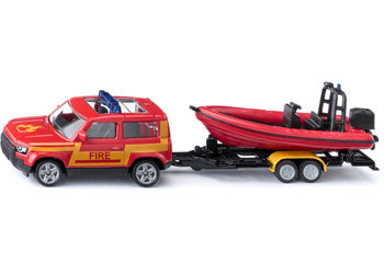 Siku - Land Rover Defender with Boat - Modern Brands Australia