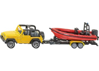 Siku - Jeep with Boat - Modern Brands Australia