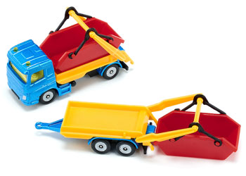 Siku - Truck with skip and trailer - Modern Brands Australia