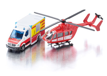Siku - Mercedes-Benz Ambulance & Helicopter - Modern Brands Australia