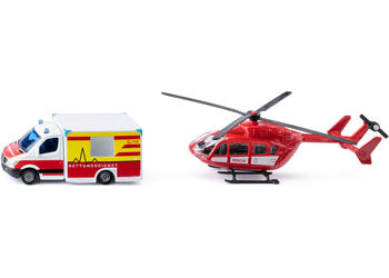 Siku - Mercedes-Benz Ambulance & Helicopter - Modern Brands Australia