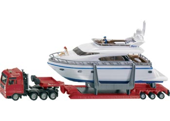 Siku - MAN Transporter with Yacht - 1:87 Scale - Modern Brands Australia