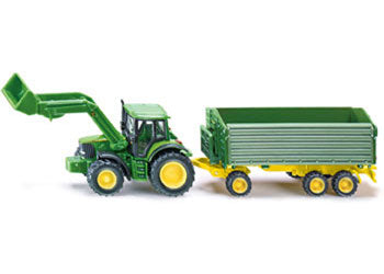 Siku - John Deere & Front Loader Trailer - 1:87 Scale - Modern Brands Australia