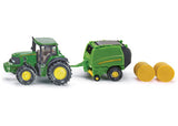 Siku - John Deere Tractor with Round Baler - Modern Brands Australia